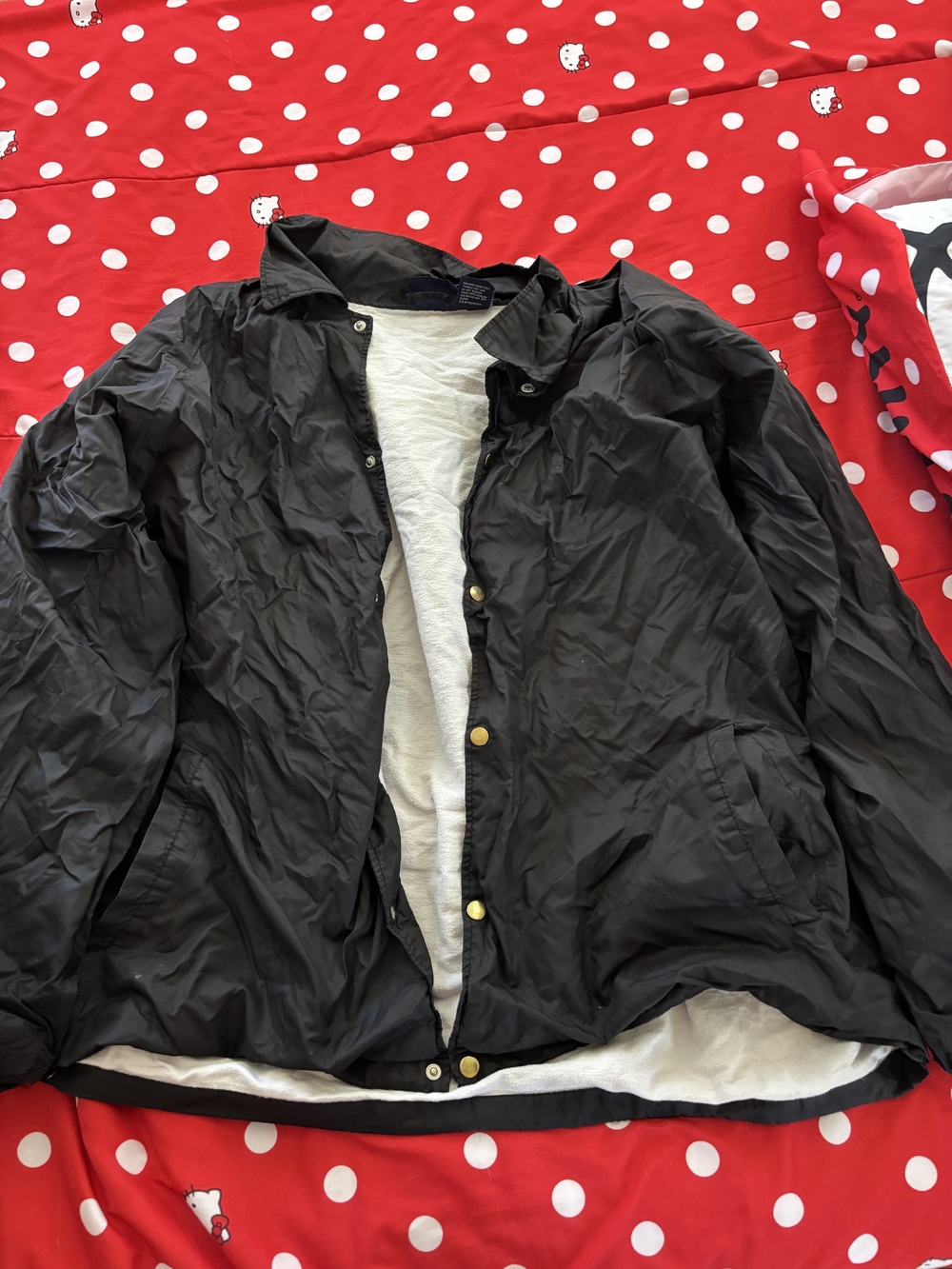Men's Black Button-Up Lightweight Sweater Jacket